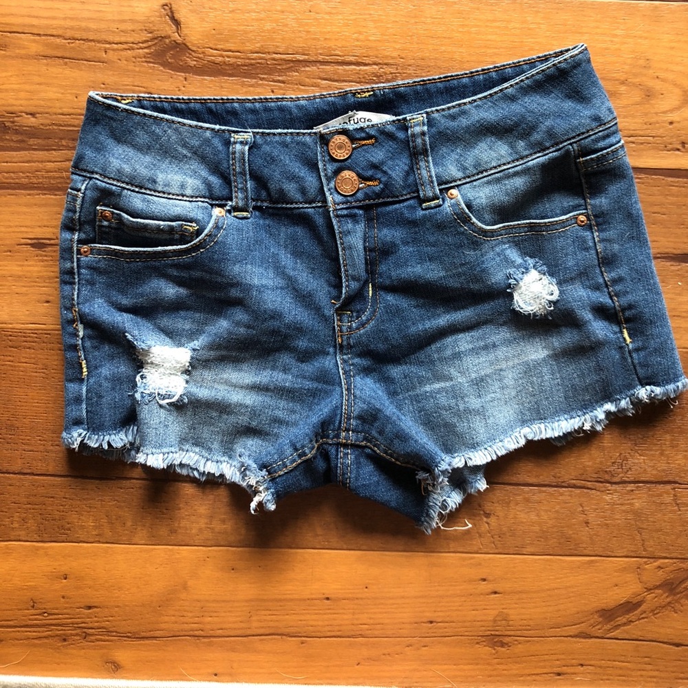 Denim shorts
